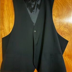 Classic Black Men's Vest - Tailored Formal Waistcoat
